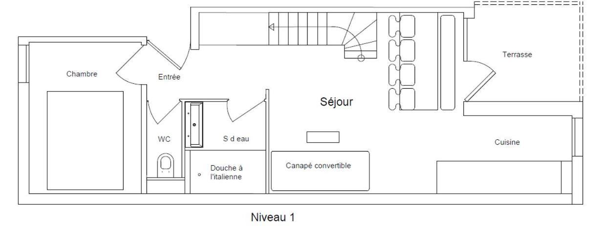 Apartamento La Grande Ourse - 4 Pieces, 6 Personnes Méribel Exterior foto